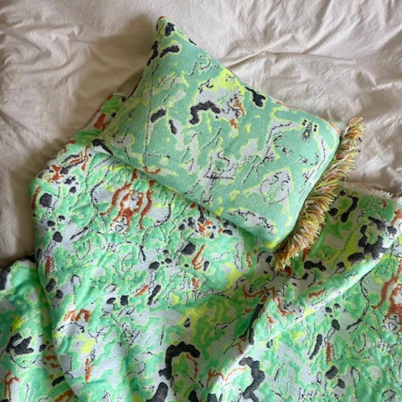 SOMETHING roos fringe green 3